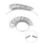 QWORK® 4 pièces jauge Anneaux Outil de Bague, Mesure Bague Doigt, maillet en Caoutchouc, Outil de Fabrication de bagues