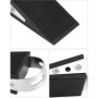 QWORK® Lot de 4 cales de porte en caoutchouc, cales de butée de porte robustes, base antidérapante, noir, adaptées aux portes lo