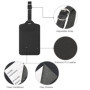 4 Pièces Etiquette Valise, Pu Cuir Étanche Etiquette Bagage Inscriptible et Réglable Etiquette Valise Voyage Avion Pour Valise s