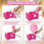 TIDEVAN 400W Pompe à Ballons électrique,Portable Double buse Gonfleur,Pompe à Air électrique Ballon Gonfleur Ballon Electrique L
