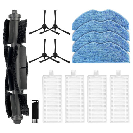 Liveryde Pièces de rechange compatibles avec 360 S8, Botslab S8 Plus, compatible pour EZVIZ RE4 / RE5 Plus accessoires, 1 brosse