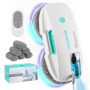 HAUSHOF Robot Nettoyeur de Vitres, Robot Laveur de Vitre Automatique, Nettoyeur de Vitres Électrique, Aspiration Puissante 3800P