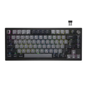 Corsair K65 Plus Wireless Clavier de Jeu mécanique remplaçable à Chaud 75% RGB - Interrupteurs linéaires MLX Red pré-lubrifiés -