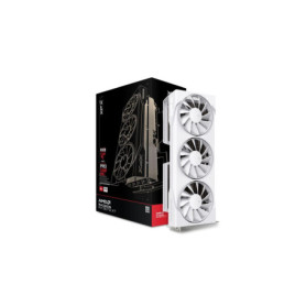 XFX Swift AMD Radeon RX 9070XT Blanc Triple Ventilateur Gaming Edition avec 16 Go GDDR6 HDMI 3xDP, AMD RDNA™ 4 (RX-97TSWF3W9)