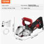 VEVOR Découpeuse de Cannelure de Mur Rainure Profondeur 41 mm Machine de Découpe de Rainures Murales 4800 W 220 V Découpeuse Éle