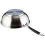 Amazon Basics Wok 28 cm, Noir