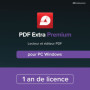 PDF Extra Premium – Éditeur PDF professionnel – Modifier, Protéger, Annoter, Remplisser et Signer des PDF pour 1 PC Windows / Li
