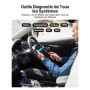 TOPDON Carpal-A Valise Diagnostic Voiture Bluetooth, Tous Les systèmes Diagnostic pour iOS et Android, 6 Services d'entretien, v
