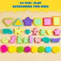 JOYIN Pâte à Modeler Accessoires 44 Pièces Dough Modeler Kit pour Enfants Emporte-pièces Moules Kit