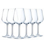 Luminarc - Collection Vinetis - 6 verres à pied 50 cl - Design moderne et élégant - Fabriqués en France - Emballage renforcé