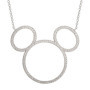 Mickey Mouse Femme Argent sterling Ronde N'est pas applicable Collier - N901861RZWL-18.PH