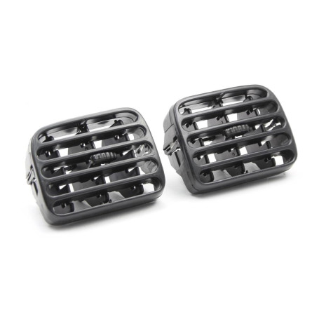 (Lot de 2) Grilles de Ventilation Avant Centrale Gauche et Droite pour tableau de Bord compatible Renault Clio II et Thalia I OE