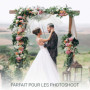 O³ Parapluie Transparent Cloche-Parapluie Resistant au Vent-Grand Paraluie Idéal pour de Jolies Photos de Mariage-Léger et Facil