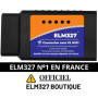 Elm327® WiFi OBDII + Srvice Francais 7/7J - LIT ET EFFACE Les Codes ERREURS Instantané, Valise de Diagnostic Tous VÉHICULES - An