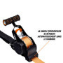 LODD - Sangles à Cliquet Automatique 3,2 m x 25 mm avec Valise de Transport – Résistance Max 700 kg, Certifiées EN12195-2. (Lot 