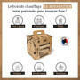 Le Bouscatier Bois de Chauffage pour cheminée poêle Four Pizza cuisinières Barbecue Charbon et brasero. 20L Bois séché hêtre chê