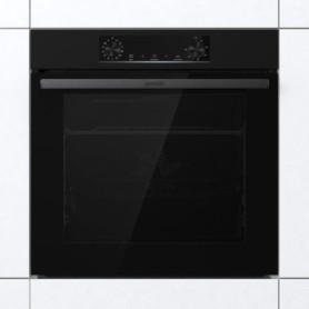 Gorenje Oven BOS6737E06B 77 L. Four multisystème oven. Émail EcoClean. Commandes mécaniques. Fonction vapeur. Hauteur : 59,5 cm.