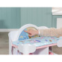 Baby Annabell Table à Langer Jour & Nuit 709672 - pour poupées Baby Annabell de 36 cm et 43 cm - Effets Lumineux, Matelas à Lang