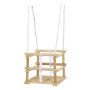 Eichhorn - Balançoire Bébé en Bois - 30x30cm - Hauteur Réglable - Intérieur/Extérieur - Dès 1 an - 100004402
