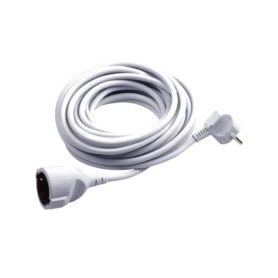 Meister Rallonge avec prise de terre, blanc, 7432510