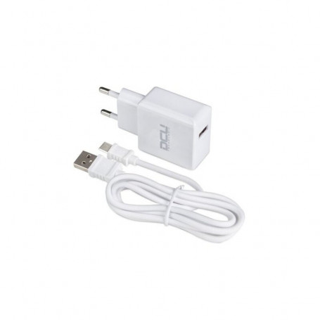 Chargeur Mural + Câble Micro USB C DCU 66826 Blanc (1 m) 25,99 €