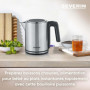 SEVERIN Bouilloire compacte à ouverture extra large, 2 400 W, Petite bouilloire au design moderne, Capacité : 1 L, Socle 360°, B