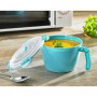 Maximex Tasse pour micro-ondes 900 ml Vaisselle pour microondes Turquoise
