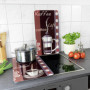 WENKO Maximex Protection Plaque de Cuisson Café en Verre trempé | pour Toute Plaque | Couvre Plaque de Cuisson, Planche à découp