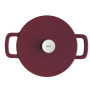 Fissler Collection Moments Cocotte En Fonte Émaillée, Ronde (20 cm), Fonction AromaStar, Compatible Induction, Rouge Bordeaux