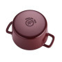 Fissler Collection Moments Cocotte En Fonte Émaillée, Ronde (20 cm), Fonction AromaStar, Compatible Induction, Rouge Bordeaux