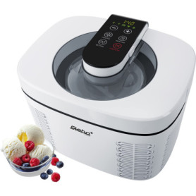 Steba IC 110 Sorbetière entièrement automatique et auto-refroidissante, prête à l'emploi sans prérefroidissement, minuterie 180 