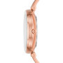Michael Kors Montre Quartz Femme 36.00mm avec Cadran Rose analogique et Bracelet en Bracelet en Acier Or Rose MK4435