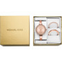 Michael Kors Montre Quartz Femme 36.00mm avec Cadran Rose analogique et Bracelet en Bracelet en Acier Or Rose MK4435
