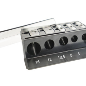 Taille-crayon cosmétique avec 5 réglages