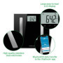 medisana BS A45 Pèse Personne Impédancemètre jusqu'à 180 kg, Balance Connectée, Bluetooth, BMI/Muscle/Graisse Corporelle/Masse O
