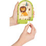 small foot Mini Jeu de Flipper Lion en Bois, Jeu de Flipper, Jeu d'adresse, à partir de 3 Ans, 12607