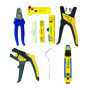Jokari 490322 Kit complet d'électricien avec cisaille, pince à dénuder, dénudeurs, couteaux et outils pour travaux électriques p