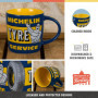 Nostalgic-Art Tasse à café, 330 ml, Michelin – Tyre Service – Idée de cadeau pour fans de moteur, mug en céramique, design vinta