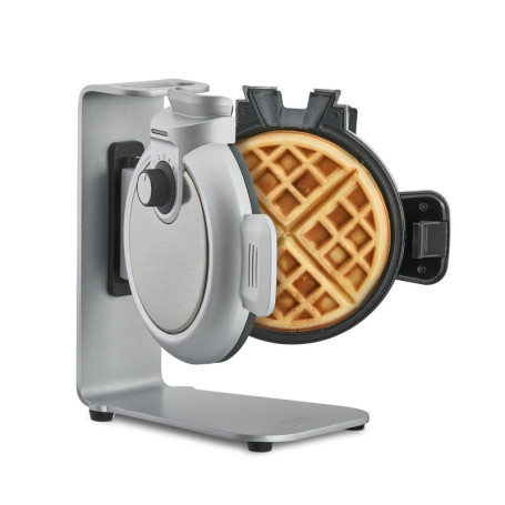 CASO WaffleUp - gaufrier vertical pour des gaufres belges parfaites, 5 niveaux de brunissage au choix, double revêtement antiadh