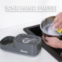 Vileda Distributeur de liquide vaisselle Pump avec porte-éponge - Solution pratique 2 en 1 pour la cuisine - Distributeur de sav
