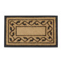 Relaxdays Paillasson fibres de coco 75x45 cm tapis de sol antidérapant motif décoratif, nature, 80 x 150 cm