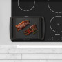 Relaxdays Plaque de barbecue, four à gaz et électrique, pour grillades, légumes et poisson; antiadhésive, lxP 23x26cm