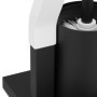 Relaxdays Serviteur WC, Non Fixe, Support pour Papier Toilette, Brosse et Porte-Brosse, 75x18,5x18,5 cm, Noir - Blanc