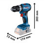 Bosch Professional combo-kit GSB 18V-45 + GBH 18V-22 (avec 2 batteries 4,0 Ah, chargeur GAL 18V-40, dans sac à outils)