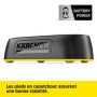 Kärcher Chargeur rapide Duo Battery Power 4V, charge 2,5A, affichage LED, temps de charge pour 2 piles: 50 min à 80%, 70 min à 1