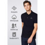 Kappa - Lot de 2 polos Venist pour homme - Avec logo imprimé - Polo basique à manches courtes pour le sport, les loisirs et le b