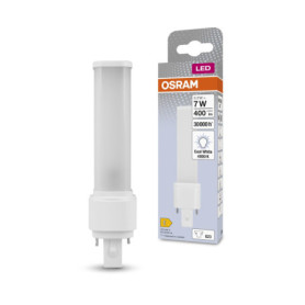 OSRAM DULUX LED S7 EM, G23, 3,5W, 360LM, 4000K, couleur légère blanche froide, remplacement de LED pour les lampes fluorescentes