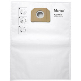 McFilter | 5 sacs d'aspirateur compatibles avec aspirateur Bosch GAS 35 L AFC, GAS 35 M AFC und GAS 35 L SFC+ | convient pour 26