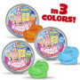 MAGIC DOUGH Bob l'éponge - Boîte de 70 g - Pâte à modeler magique pour enfants - Design Bob l'éponge - 3 variantes de couleurs -