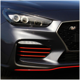 Finest Folia D010 Lot de films de protection pour voiture avec cadre d’entrée d'air pour voiture